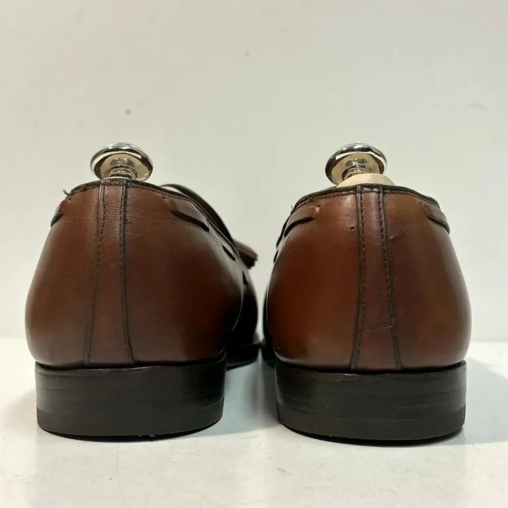FULLY RESOLED Alden 662 Tassel Moccasin Loafer (Burnished Tan Calf) USA 12 A/C